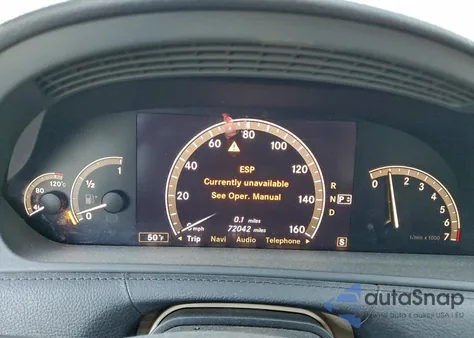 2007 Mercedes-Benz Cl 550 z USA, uszkodzony, nr VIN WDDEJ71X07A001943